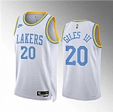 Men's Los Angeles Lakers #20 Harry Giles Iii White Classic Edition Stitched Basketball Jersey Dzhi,baseball caps,new era cap wholesale,wholesale hats